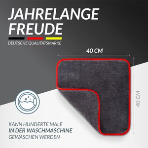 Produktbild für Poliertuch Glart Premium Flausch , 40 x 40 cm