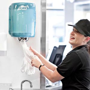 Produktbild für Putztuchrollenhalter Tork Maxi, 653000, W2