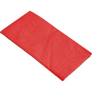 Produktbild für Servietten Papstar 89652, Daily Collection, rot