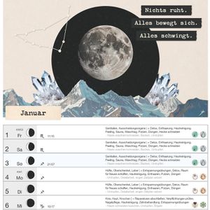 Produktbild für Mondkalender Dumont 197401, Einfach mit dem Mond, Jahr 2027
