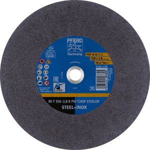 Trennscheibe PFERD-TOOLS 80 T 350-2,8 K PSF CHOP STEELOX