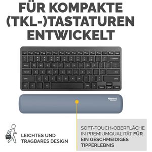 Produktbild für Handballenauflage Fellowes Breyta Kompakt 100142572, blau
