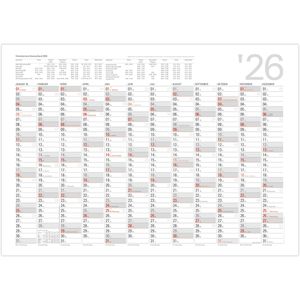 Plakatkalender Kalenderwerk Memo, Jahr 2026