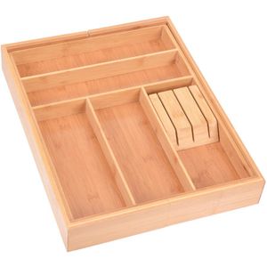Produktbild für Besteckkasten Gräwe 243, braun, aus Bambus