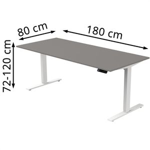 Produktbild für Schreibtisch Kerkmann Move 3, graphit / weiß