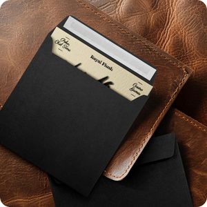 Produktbild für Briefumschläge Netuno Aster Burano Nero, schwarz