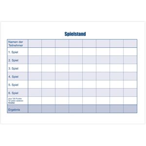 Produktbild für Spielblock RNK 5801 XXL-Würfelspiel-Block, 2 Stück