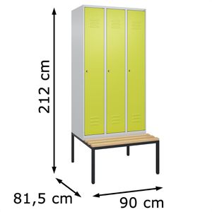 Produktbild für Spind CP-Möbel Classic PLUS, grün