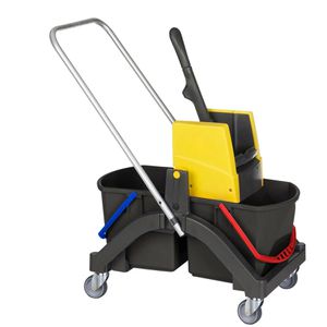 Reinigungswagen VERMOP Aquva Nasswischwagen, Doppelfahrwagen
