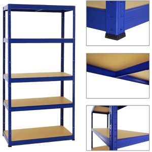 Produktbild für Schwerlastregal PROREGAL Slim Elephant S, 5 Holzböden