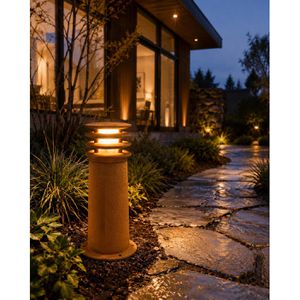 Produktbild für Wegeleuchte SLV Rusty 40, Stahl, braun, mit 230 V Netzstrom