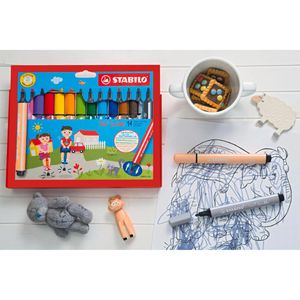 Produktbild für Filzstifte Stabilo Trio Scribbi 368/14-01