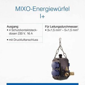 Produktbild für Hängeverteiler as-Schwabe Mixo I+, IP44 für außen