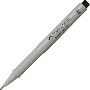 Fineliner Faber-Castell Ecco Pigment, schwarz
