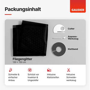 Produktbild für Fliegengitter Gauder Insektenschutz aus Polyester