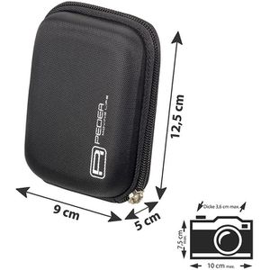 Produktbild für Kameratasche Pedea Just-Black, aus Polyester, schwarz