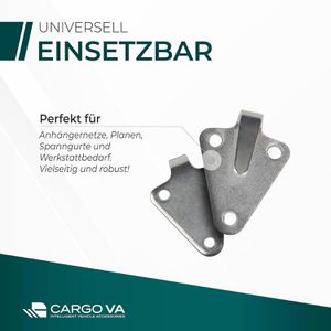 Produktbild für Planenhaken CargoVA 9329, Hakenplatte