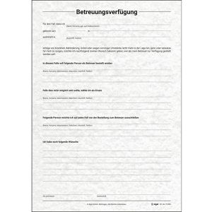 Produktbild für Patientenverfügung Sigel PV450