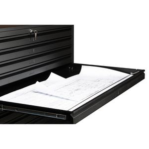 Produktbild für Planschrank G-Office MPC/10, schwarz, DIN A0
