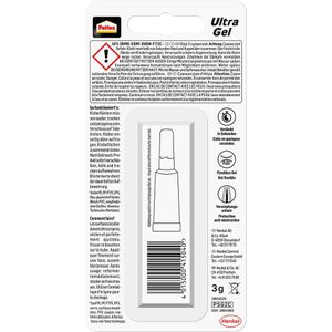Produktbild für Sekundenkleber Pattex PSG2C Ultra Gel