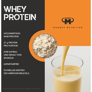 Produktbild für Proteinpulver Mammut Whey Protein, 1 kg