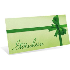 Produktbild für Gutscheinkarte notizblock24 Green Surprise, 19x9cm