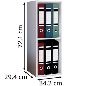 Produktbild für Aktenregal VCM Offas 916744, aus Holz