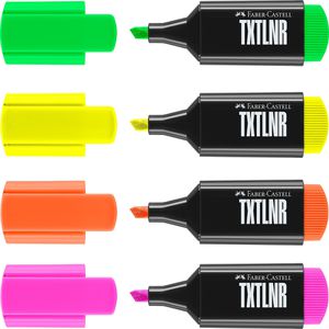 Produktbild für Textmarker Faber-Castell TXTLNR, 4 Stück