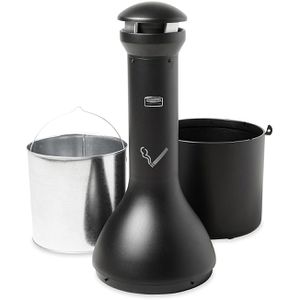 Produktbild für Aschenbecher Rubbermaid Infinity Genie, schwarz, für Outdoor