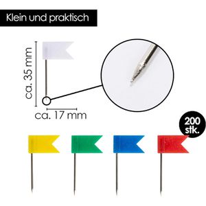 Produktbild für Markierungsfahnen OfficeTree farbig sortiert