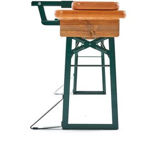 Produktbild für Bierzeltgarnitur RUKU1952 SW10061.1, Kiefer / grün