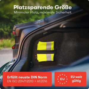 Produktbild für Warnweste PURAHELP Auto, gelb