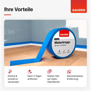 Produktbild für Kreppband Gauder Malerkrepp, Universal