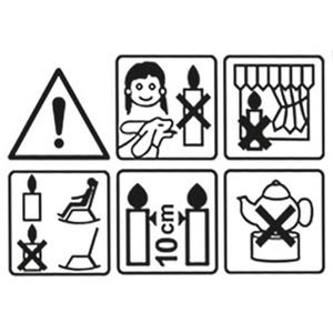 Produktbild für Teelichter Gala 030004012, weiß