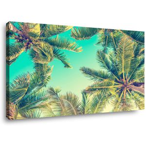 Wandbild visario Palmen, 120 x 80 cm