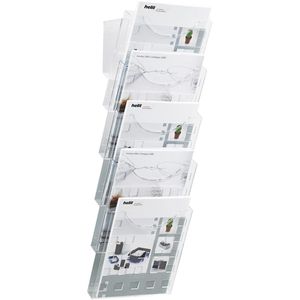 Prospekthalter Helit H61031-02 the grid wall, klar