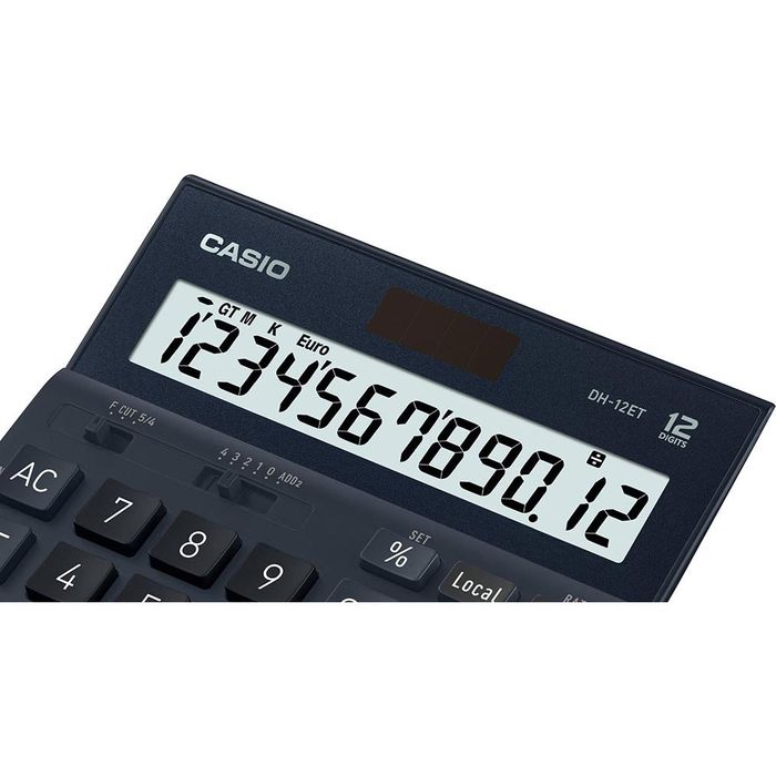 Casio Taschenrechner DH-12ET, 12-stellige LCD-Anzeige - Böttcher AG