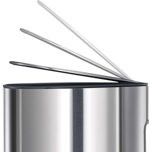 Produktbild für Mülleimer JosephJoseph EasyStore, silber