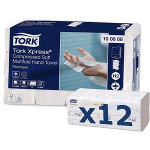 Papierhandtücher Tork Xpress Premium, 100888, H2, 2-lagig