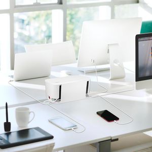 Produktbild für Kabelbox LogiLink LPS218U, aus Kunststoff