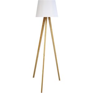 Produktbild für Stehlampe Unilux Tooka LED, braun/weiß, 152 cm