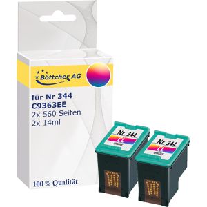 Tinte Böttcher-AG für HP 344, C9363EE