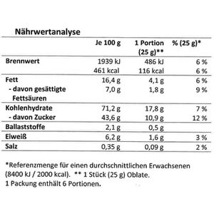 Produktbild für Waffeln Dr.Quendt Oblaten Haselnuss