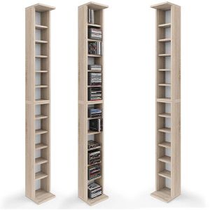 Produktbild für CD-Regal Vicco Jukebox, sonoma eiche