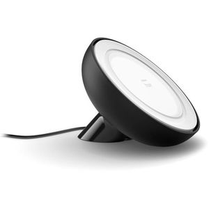 Tischlampe Philips-Hue Bloom, schwarz mit LED