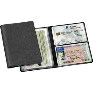 Ausweisetui Veloflex Silver 3259590, schwarz, aus PVC