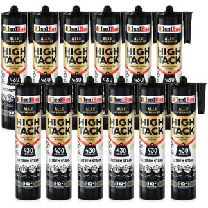 Montagekleber IsolBau High Tack, für innen & außen, 12 x 530g