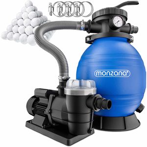 Produktbild für Sandfilteranlage Monzana 109575, Manometer, 400 W, 9.600 l/h