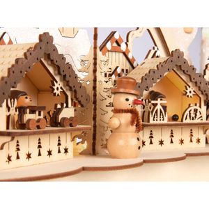 Produktbild für Schwibbogen BRUBAKER 5041, Weihnachtsmarkt
