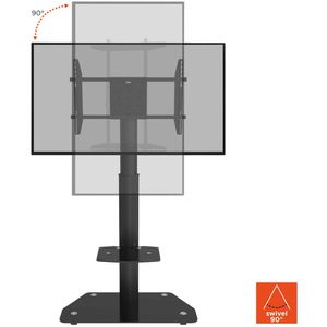 Produktbild für TV-Ständer Celexon Adjust-3270MP Portrait, Ablage &amp; Rollen